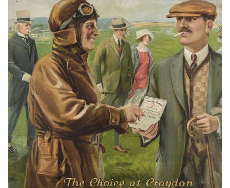 * Advertising. A mixed collection of colour advertising c.1900 onwards, including English Ovals Cigarettes, showing a pilot t