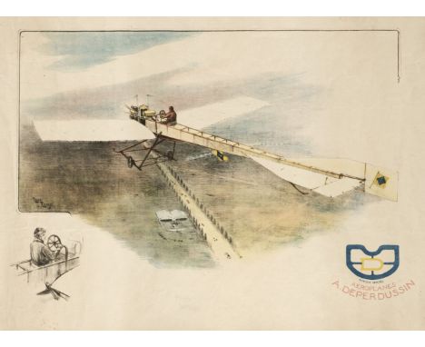 * Transport Ephemera. A large collection of advertising and transport ephemera, including a Aeroplanes A. Deperdussin 1919, c