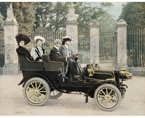 * Decauville. A colour print of a Decauville Car, printed lower left 'Decauville Car by Kind Permission of the Motor Car Co L