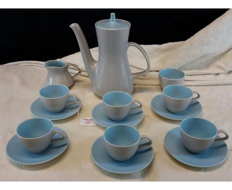 15 piece Poole pottery coffee set 