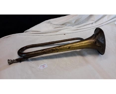 WW1 French bugle Armes Et Cycles Saint-Etienne, 49cm long 
