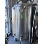 2017 ZYBREW14BBL Stainless Steel Hot Water Tank mod. HD-RS-1.4, Jacketed, Pressurized Top Manway Acc