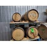 Lot of (8) THE BARREL MILL Wooden Barrels (Bottom 2 Pallets of Barrels, 4x and 4x)