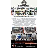 Auction / Encan #2 - Brasserie du Bois Blanc Inc. (November 27 @10AM) - Link in Description / Lien