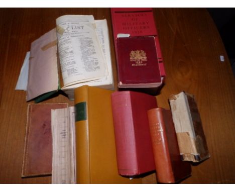 Indian Army Circulars 1882-83', 'List of the Army 1763', 'Fencibles Militia'' 1794 & 1800 together with a quantity of militar