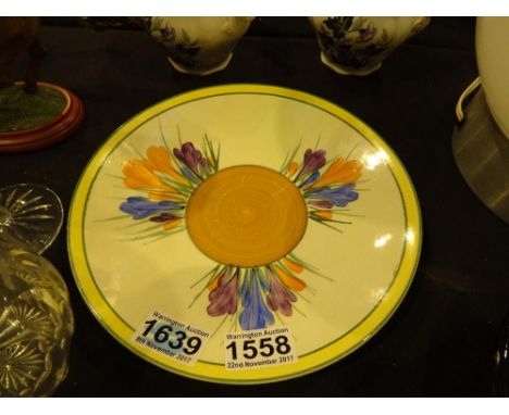 Clarice Cliff large Crocus plate