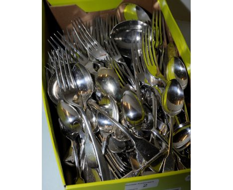 Selection of silver plated cutlery