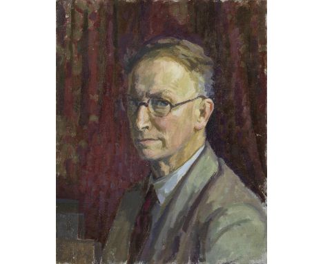 Henry Lamb (British, 1883-1960)Self-portrait oil on canvasboard50.5 x 40.5 cm. (19 7/8 x 15 7/8 in.)Footnotes:ProvenancePriva