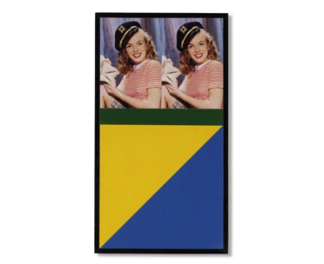 Sir Peter Blake R.A. (British, born 1932)M.M. Yellow &amp; Blue signed, titled and dated 'M.M. Yellow &amp; Blue. Peter Blake