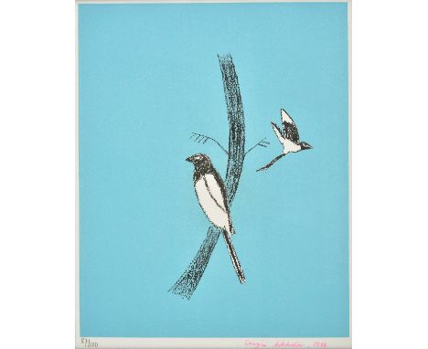 *@Aitchison (Craigie, 1926-2009). Birds, 1996,  colour lithograph, from the published edition of 100, signed and dated in pin