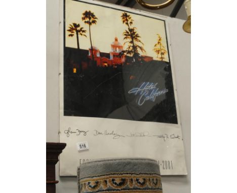 A limited edition Hotel California poster.