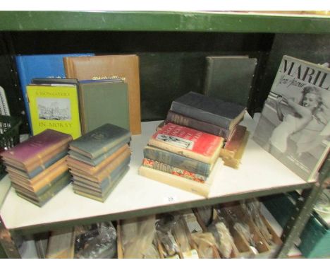 A shelf of books.