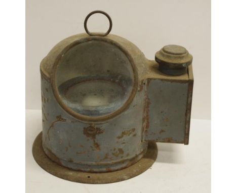 Vintage ships binnacle compass 25cm high approx