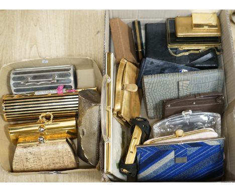 A collection of ladies handbags from 1930’s-late 1960’s and compact/lipstick bags(20)