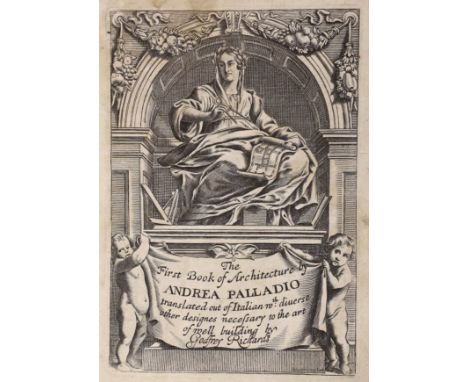 ° ° The First Book of Architecture, by Andrea Palladio. Translated out of Italian, with an appendix touching doors and window