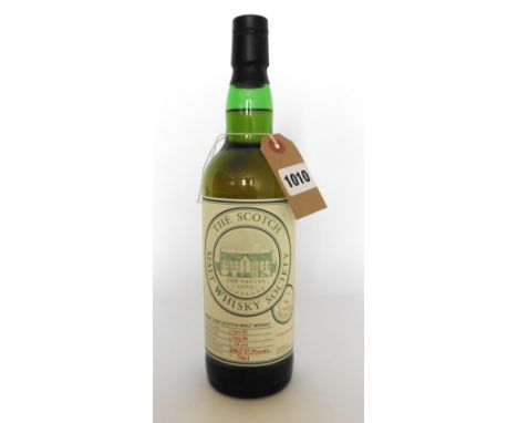 A bottle of The Scotch Malt Whisky Society (SMWS) Single Cask Malt No 73.23 "Velvet Chocolate" Aultmore Distillery 24yr old M
