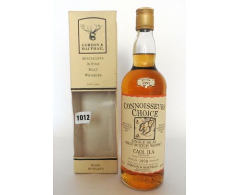 A bottle of Gordon & MacPhail Connoisseurs Choice Caol Ila 13yr old Single Islay Malt Scotch Whisky distilled 1978 & bottled 