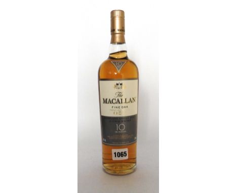 A bottle of The MACALLAN Fine Oak 10 yr old Highland Single Malt Scotch Whisky 40% 70cl