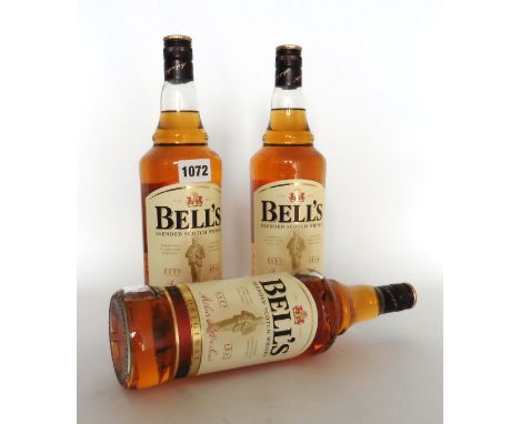 5 bottles of Bell's Original blended Scotch Whisky 40% 1 litre each