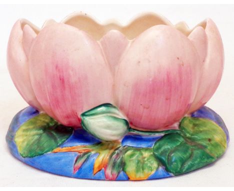 A Clarice Cliff Lotus pattern bowl