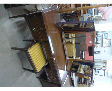 A Stag Minstrel dressing table and stool 