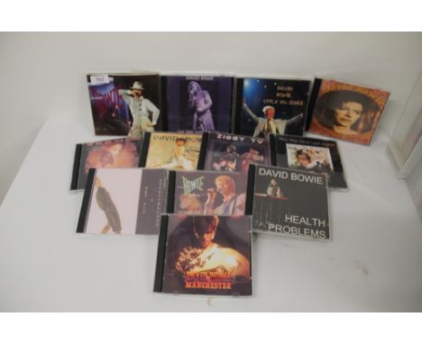 A lot of David Bowie rare recordings compact discs - rare shows and live recordings, demos and much more on offer here - twel