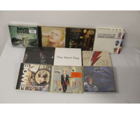 A David Bowie lot of ten compact discs - limited editions and regular releases - a classic back catalogue to delve into