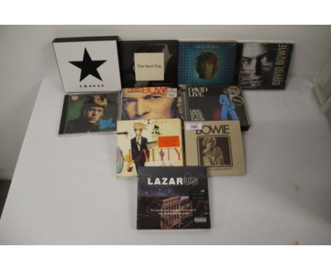 A David Bowie lot of ten compact discs - limited editions and regular releases - a classic back catalogue to delve into