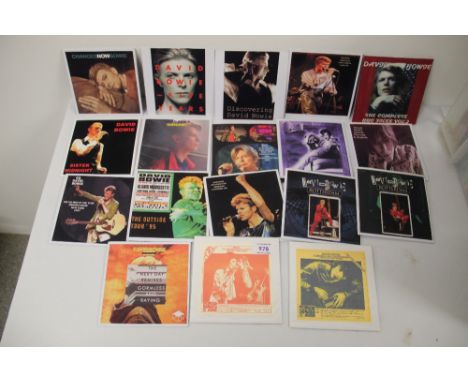 A lot of David Bowie rare recordings compact discs - rare shows and live recordings, demos and much more on offer here - thir