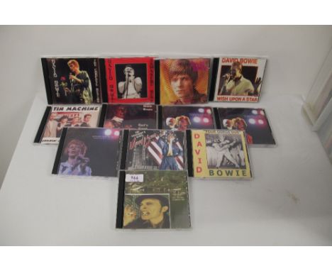 A lot of David Bowie rare recordings compact discs - rare shows and live recordings, demos and much more on offer here - twel