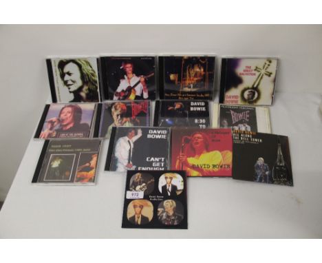 A lot of David Bowie rare recordings compact discs - rare shows and live recordings, demos and much more on offer here - twel