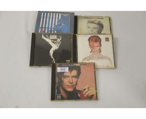 A David Bowie lot of four compact discs  -the rare RCA recordings from the early days of cd - really hard to find  -would ben