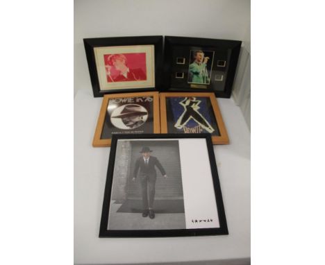 A David Bowie lot of five prints including  film stills - nice items in this selection