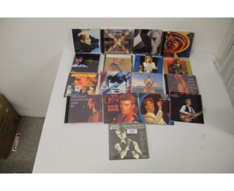 A lot of David Bowie rare recordings compact discs - rare shows and live recordings, demos and much more on offer here - twen