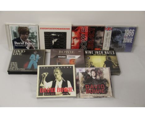 A David Bowie lot of ten compact discs - limited editions and regular releases - a classic back catalogue to delve into