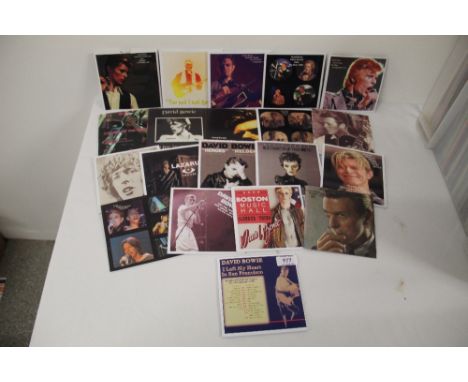 A lot of David Bowie rare recordings compact discs - rare shows and live recordings, demos and much more on offer here - thir