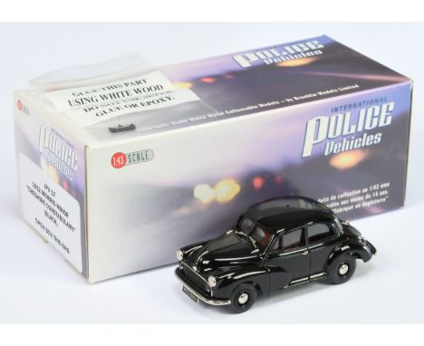 Brooklin International Police Vehicles Series IPV 17 1952 Morris Minor "Cheshire Constabulary" Police Car - Mint complete wit