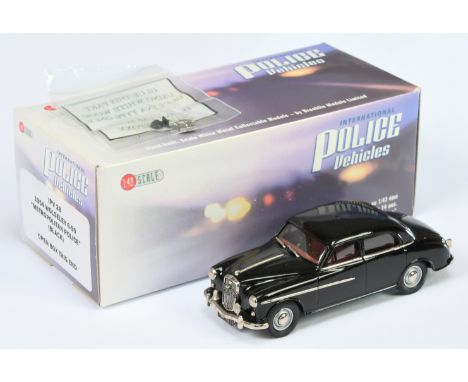 Brooklin International Police Vehicles - IPV 28 1954 Wolseley 6-90 "Metropolitan Police" police car - Mint with roof Sign and