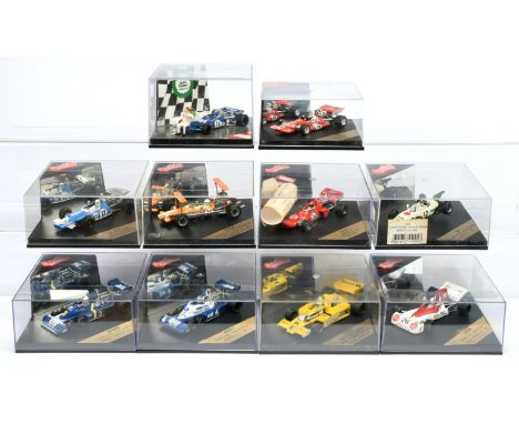 Quartzo &amp; Similar 1/43rd scale group of Formula 1 Racing Cars to include Q1402 March"STP" French G.P. - Chris Amon; 4059 