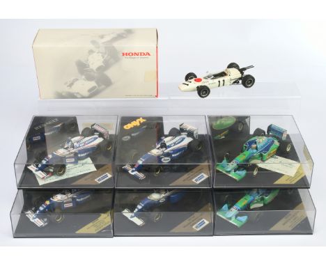 Mixed 1/20th scale &amp; similar group to include Onyx 50194A Benetton Ford B194 - J.J Lehto; Heritage Williams Renault FW16 