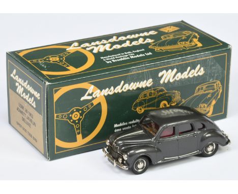 Lansdowne LDM26 1953 Jowett Javelin Deluxe - dark metallic grey, dark red interior - Mint in Mint box with inner packing.