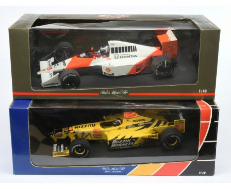 Minichamps53 1/18th scale pair (1) 530901826 McLaren MP4/5B&nbsp; - G. Berger&nbsp; (2) 511981810 Jordan Mugan Honda Test Car