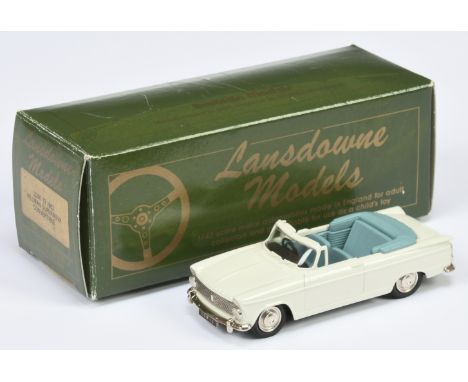 Lansdowne LDM13 1963 Hillman Super Minx Convertible - white, light blue interior - Mint in Excellent box with inner packing.