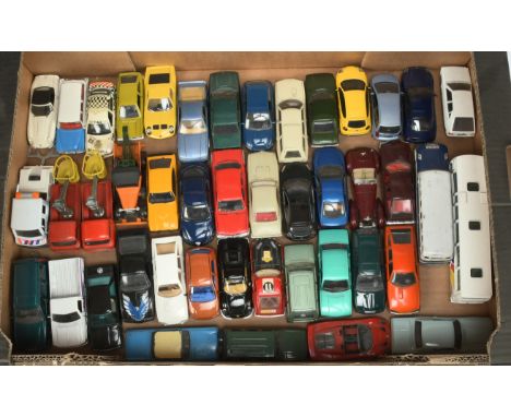 A mixed group of loose vehicles including 2 x Corgi Jeep FC-150 - Platform Lorry, Matchbox MOY Ford Model T, Brumm Bugatti, S