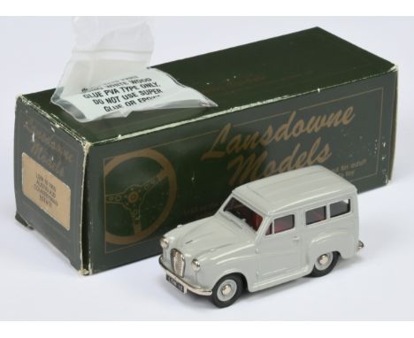 Lansdowne LDM18 1955 Austin A30 Countryman Estate - light grey, dark red interior - Mint in Excellent box with inner packing.