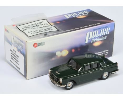 Brooklin International Police Vehicles - IPV 29 1961 Austin A99 Westminster "Bath Police" police car - Mint with roof light i