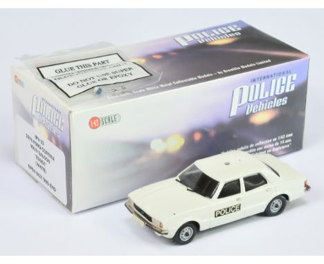Brooklin International Police Vehicles - IPV 33 1976 Ford Cortina MKIV Saloon "Essex" police car - Mint with roof sign &amp; 