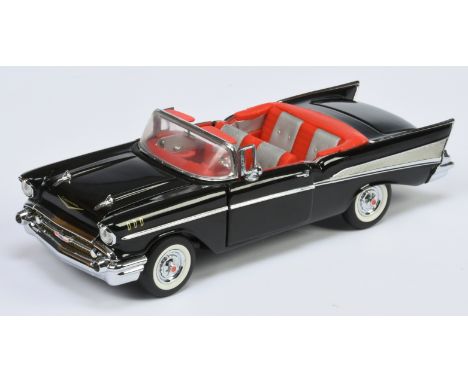 Franklin Mint B11VA80 1/24th scale 1957 Chevrolet 'Bel Air' with FM Paperwork - Near Mint to Mint in Fair to Good transit car