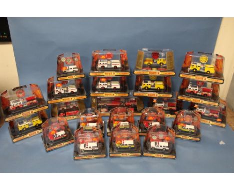 TWENTY FIVE BOXED CODE 3 COLLECTABLES EMERGENCY SERVICE VEHICLES, all limited edition, 1:64 scale, to include City of Los Ang