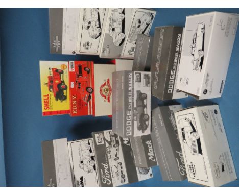 NINETEEN BOXED FIRST GEAR FIRE ENGINES AND FIRE RELATED VEHICLES, most 1:30 and 1:34 scale